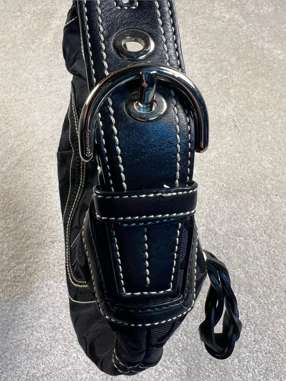 Coach Classic Soho Hobo Bag Black Y2K Vintage